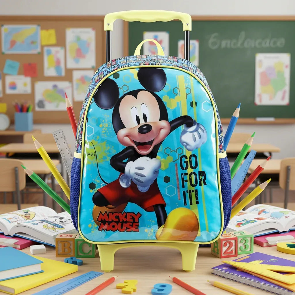 Mochila de Rodinha Escolar Mickey Mouse Xeryus - Loja Do Thor