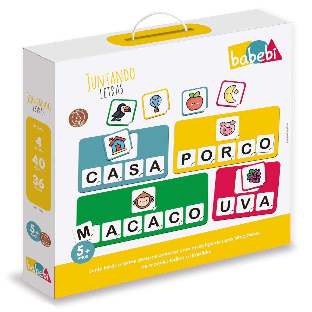Jogo De Alfabetizacao Formar Palavras Com Letras Do Alfabeto