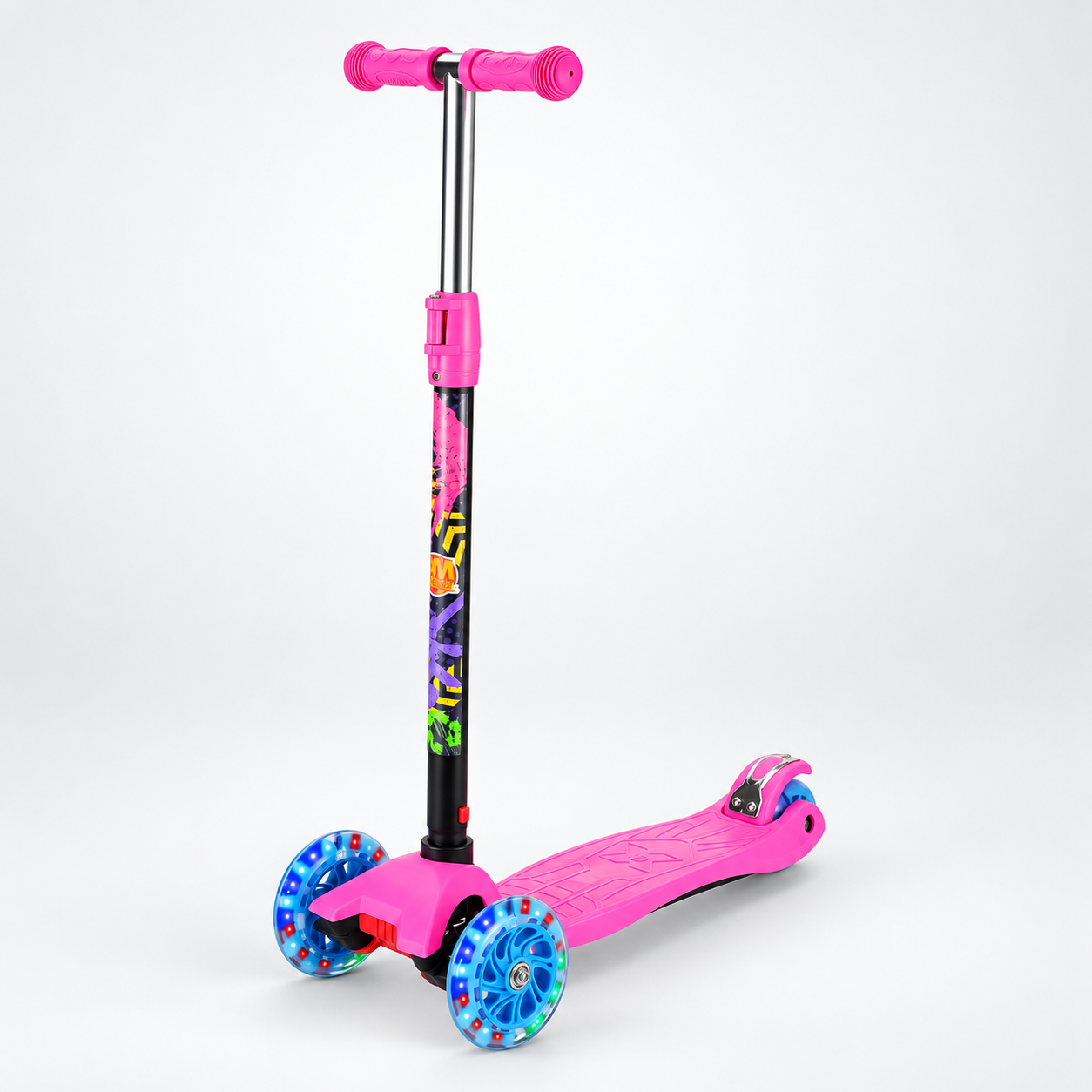 Patinete Radical New Plus Infantil Rosa C/ Altura Ajustável