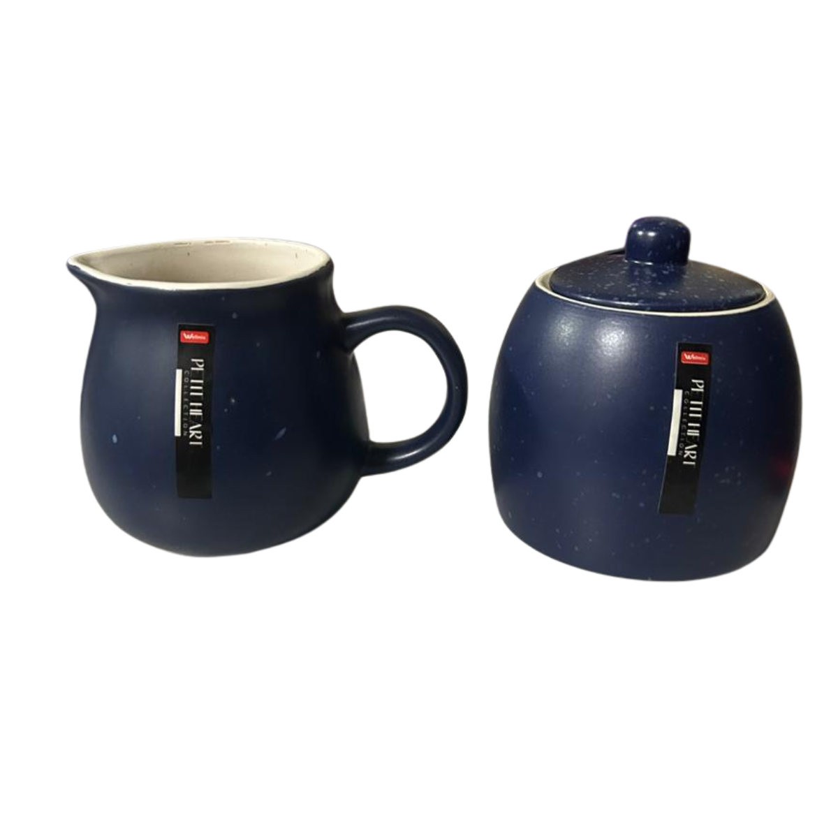 Kit Açucareiro 380ML + Leiteira 350ML  Azul - Wellmix