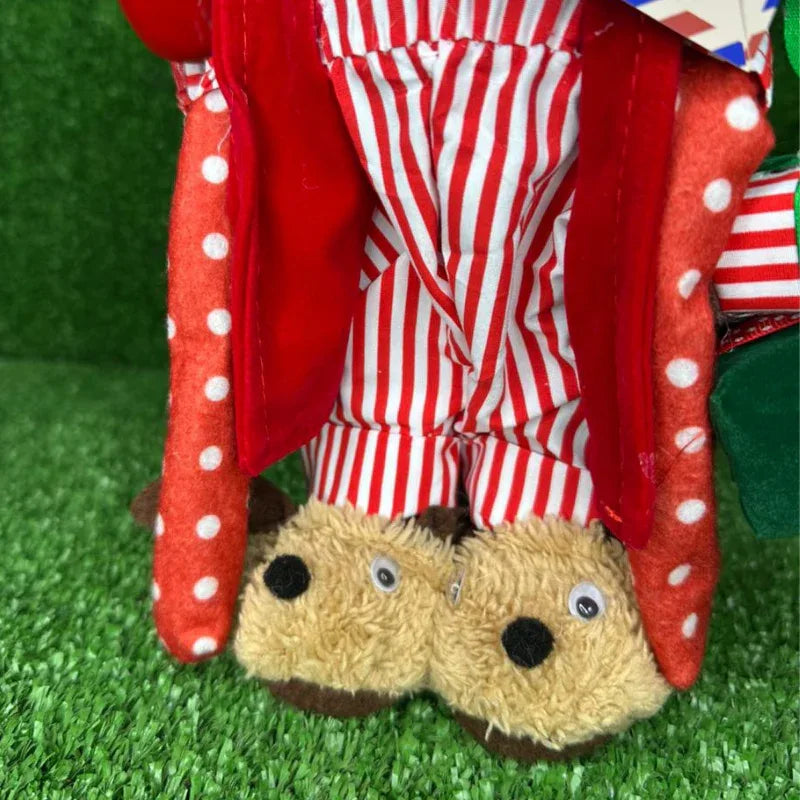 Papai Noel de Pijama Vermelho 30cm - Florarte - Loja Do Thor