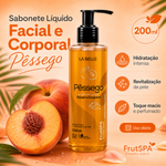 Sabonete Líquido La Belle Pêssego Facial e Corporal 200ml
