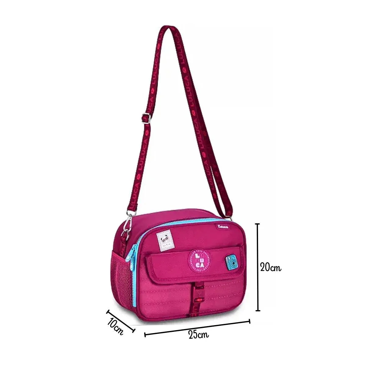 Kit Mochila Costas Lancheira e Estojo Rosa Luluca - Loja Do Thor