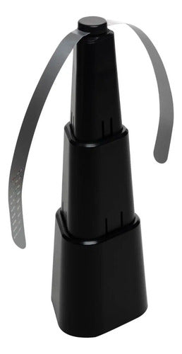 Ventilador Repelente De Mesa De Plástico Preto Dobrável - Lyor