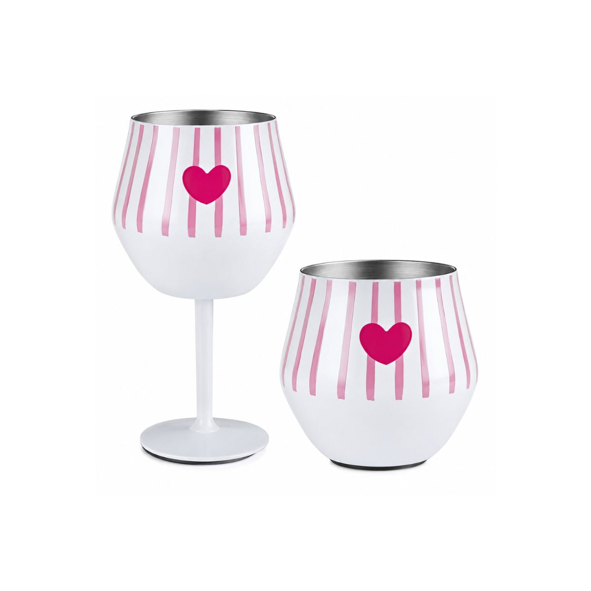 Taça Ou Copo Termico Inox Love 2 em 1 360ml - Allmix 412009