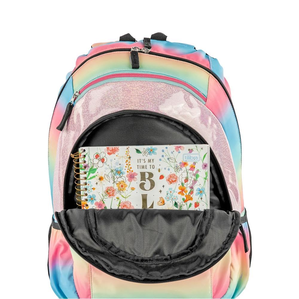 Mochila Capricho Sunday Degrade Colorido Grande