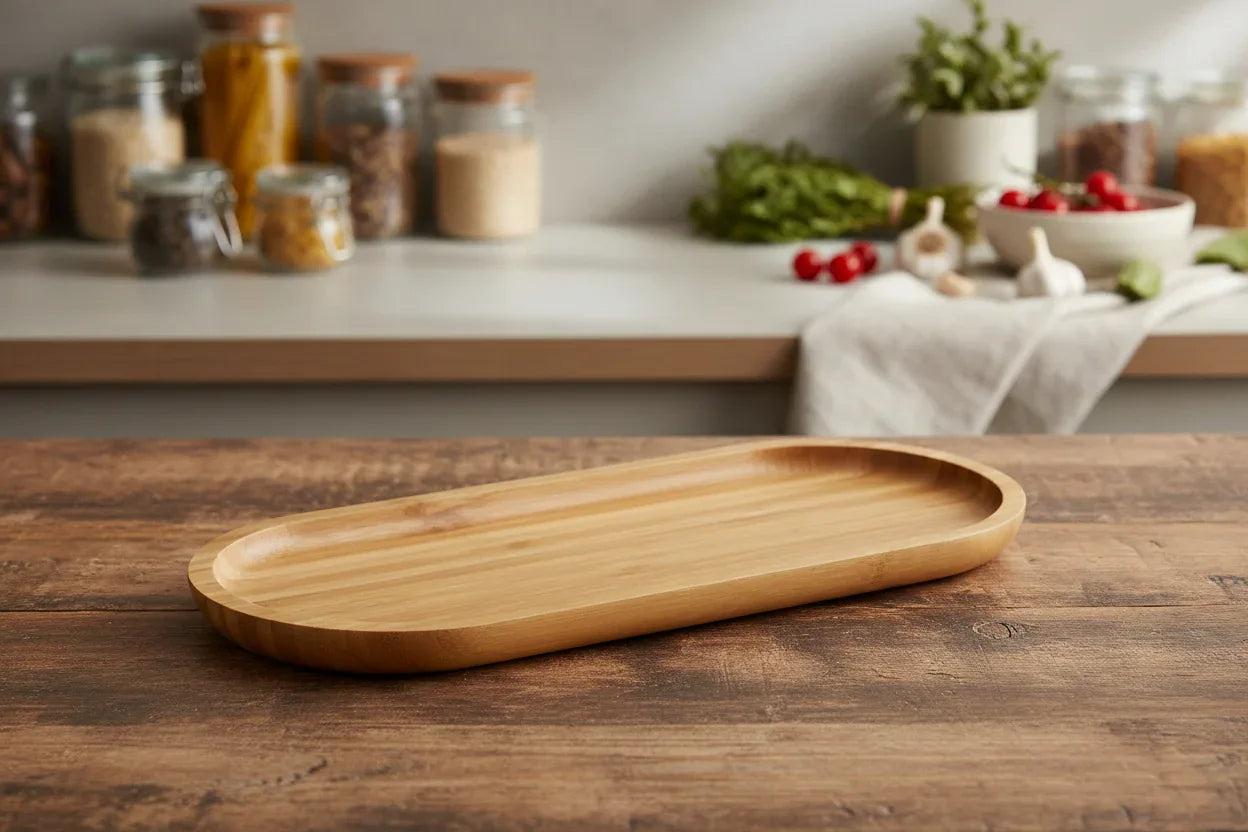 Bandeja Oval Ecokitchen 34X14cm - Mimo - Loja Do Thor