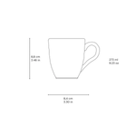Conjunto com 4 Canecas Orgânico Latte 273ml - Porto Brasil