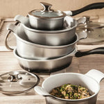 Jogo De Panelas 5 Pecas Aluminio Fundido Platinum Hercules - Loja Do Thor