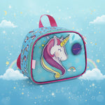 Lancheira Infantil Unicornio Azul - Loja Do Thor