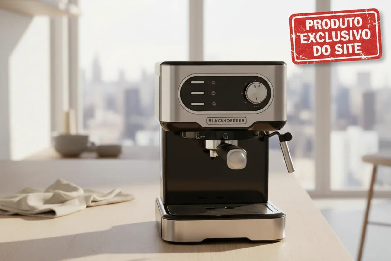 Cafeteira Espresso Black Decker Ce1100G-B2 Grafite 220V - Loja Do Thor