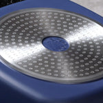 Frigideira Grill Marine Hercules 28cm Antiaderente Cerâmico PA4000FG28AZ - Loja Do Thor