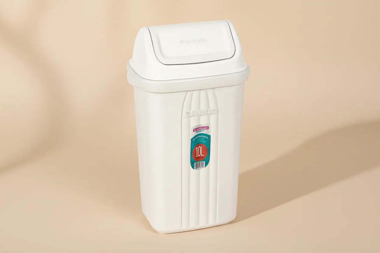 Lixeira Basculante 10L Plástica Sanremo 281 - Loja Do Thor