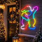 Armação Papai Noel 50cm 144 Leds  RGB  Global -21052