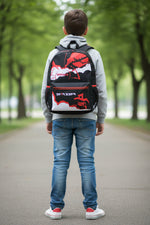 Mochila De Costas free Fire Vermelho 17,5 UP FR2487