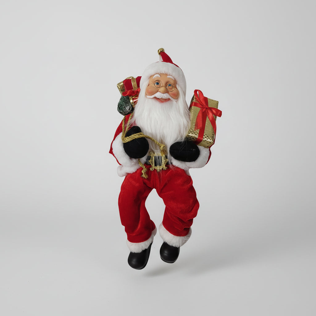 Papai Noel sacola de presente 40cm Sentado VM Yangzi 25614