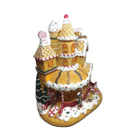 Enfeite Loja De Doces Ginger Natal C/Luz 38X33CM Florarte 60145001 - Loja Do Thor