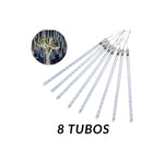 Cascata288 LEDs Branco Com 8 Tubos  BivoltFlorarte A0752-002