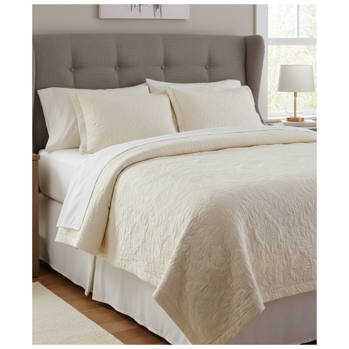 Porta Travesseiro off white 50x70CM Jolitex 160822001J3999