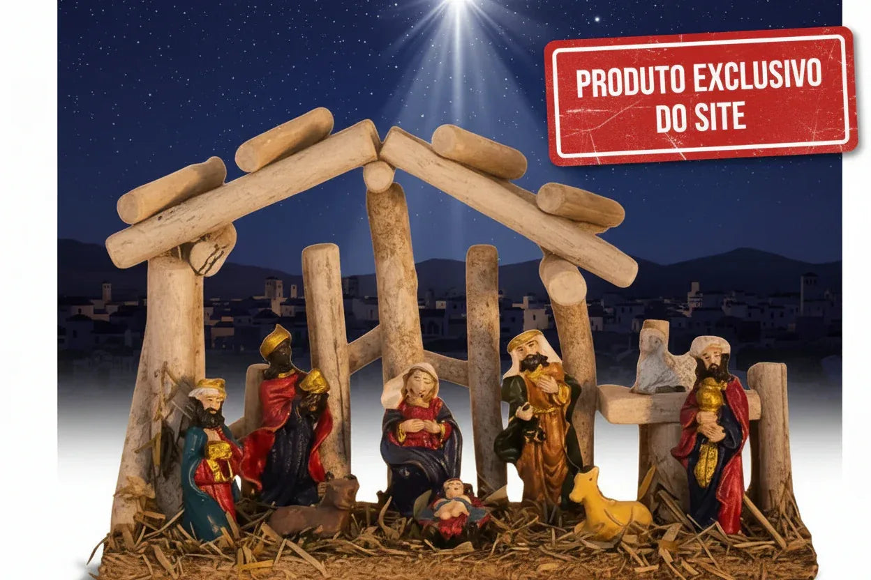 Presepio De Natal Poliresina 25 X 17Cm - Loja Do Thor