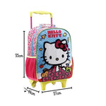 Mochila De Rodinha 14 Hello Kitty R 11831 Infantil Xeryus - Loja Do Thor