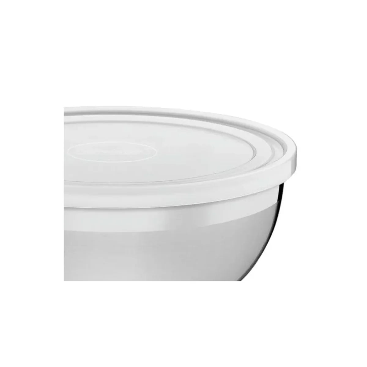Jogo de Potes Aço Inox 3 Pçs C/ Tampa Plástica Freezinox Tramontina - Loja Do Thor