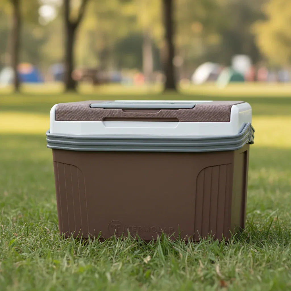 Caixa Térmica SUV 8L Marrom Café da Tarde - Termolar - Loja Do Thor