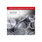 Conjunto de Panelas 5 Pçs T-FAL Platinum Azul CR5P H129SADJ
