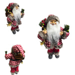 Papai Noel Em Pé Vinho 35CM 30312