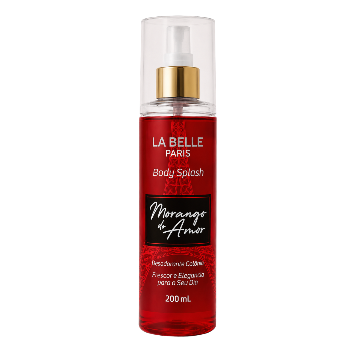 Body Splash Morango do Amor 200ml -La Belle Paris