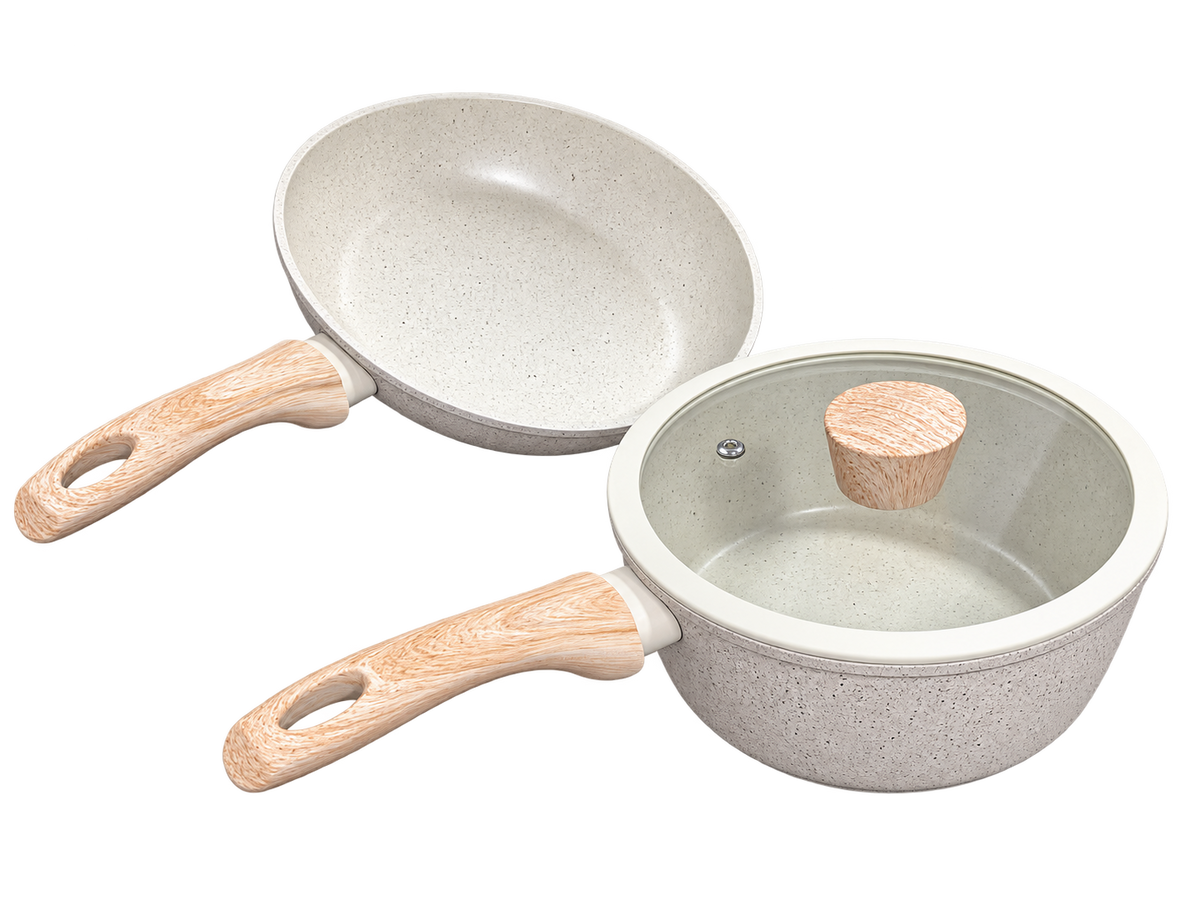 Combo 1 Panela E 1 Frigideira Sirius Vanilla Brinox