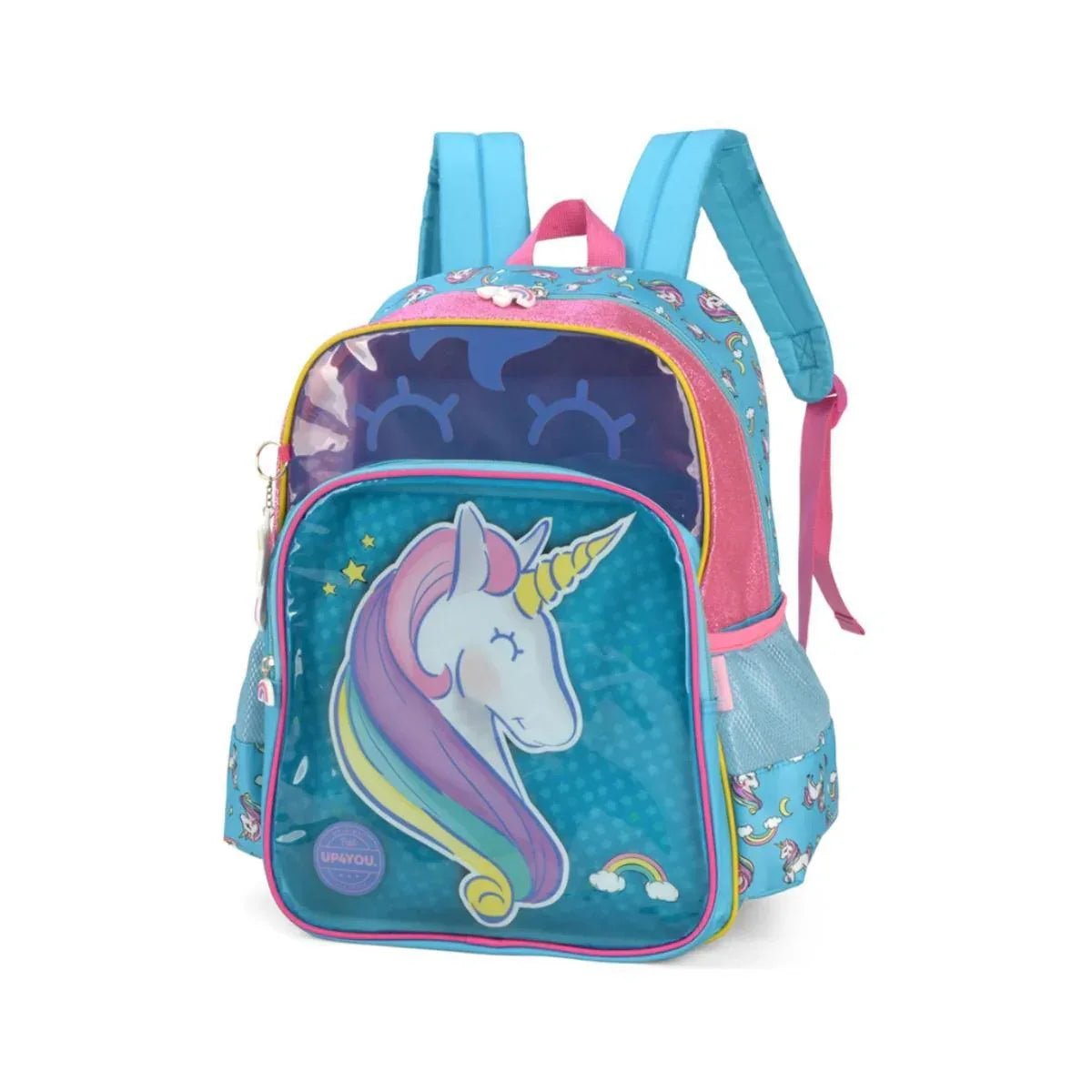 Mochila Luxcel Up4You Unicórnio 41X30X14Cm 17L - Loja Do Thor