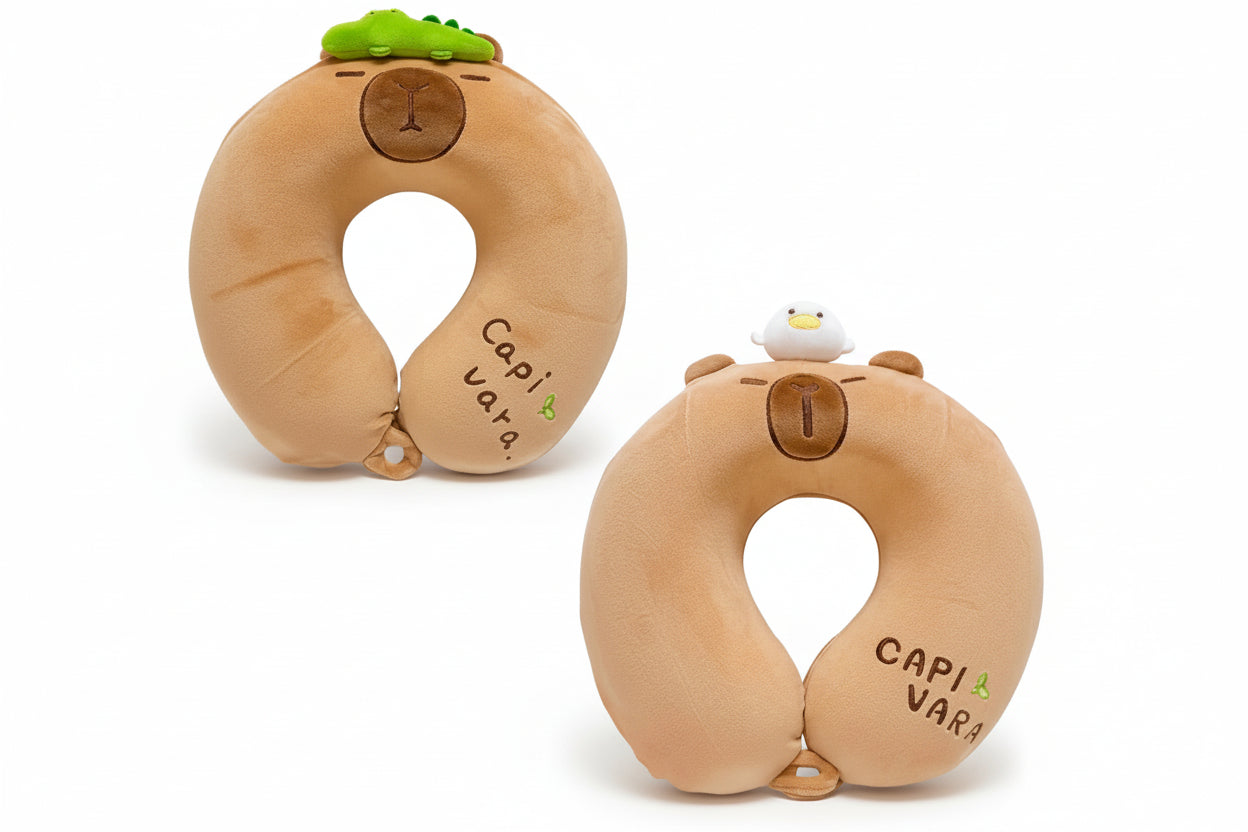 Travesseiro De Viagem Capivara Sortido CAA0126 - Loja Do Thor