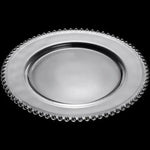 Prato Cristal De Chumbo Pearl 28cm Wolff - Loja Do Thor