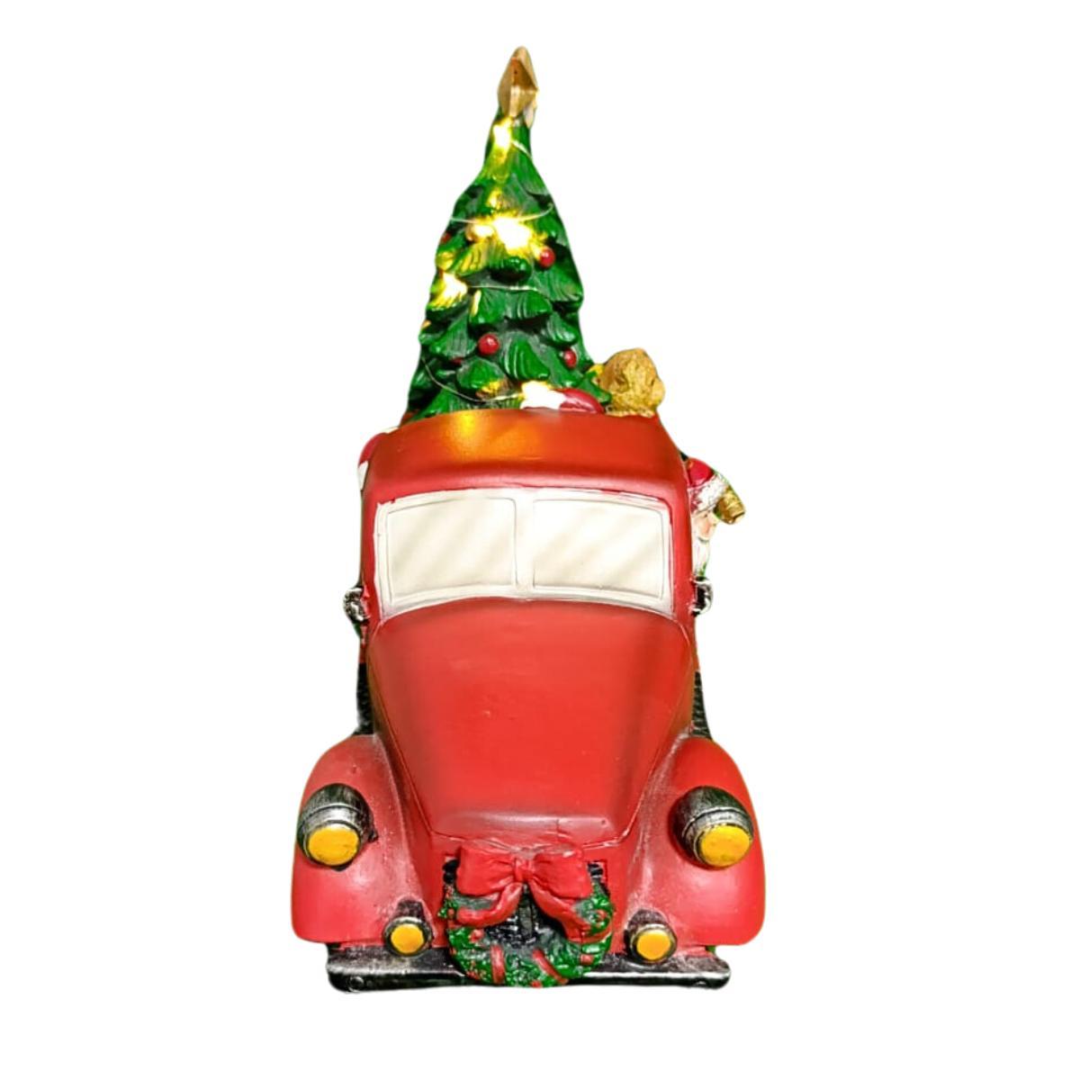 Adorno Carro Vermelho do Papai Noel C/Led Grillo 56821