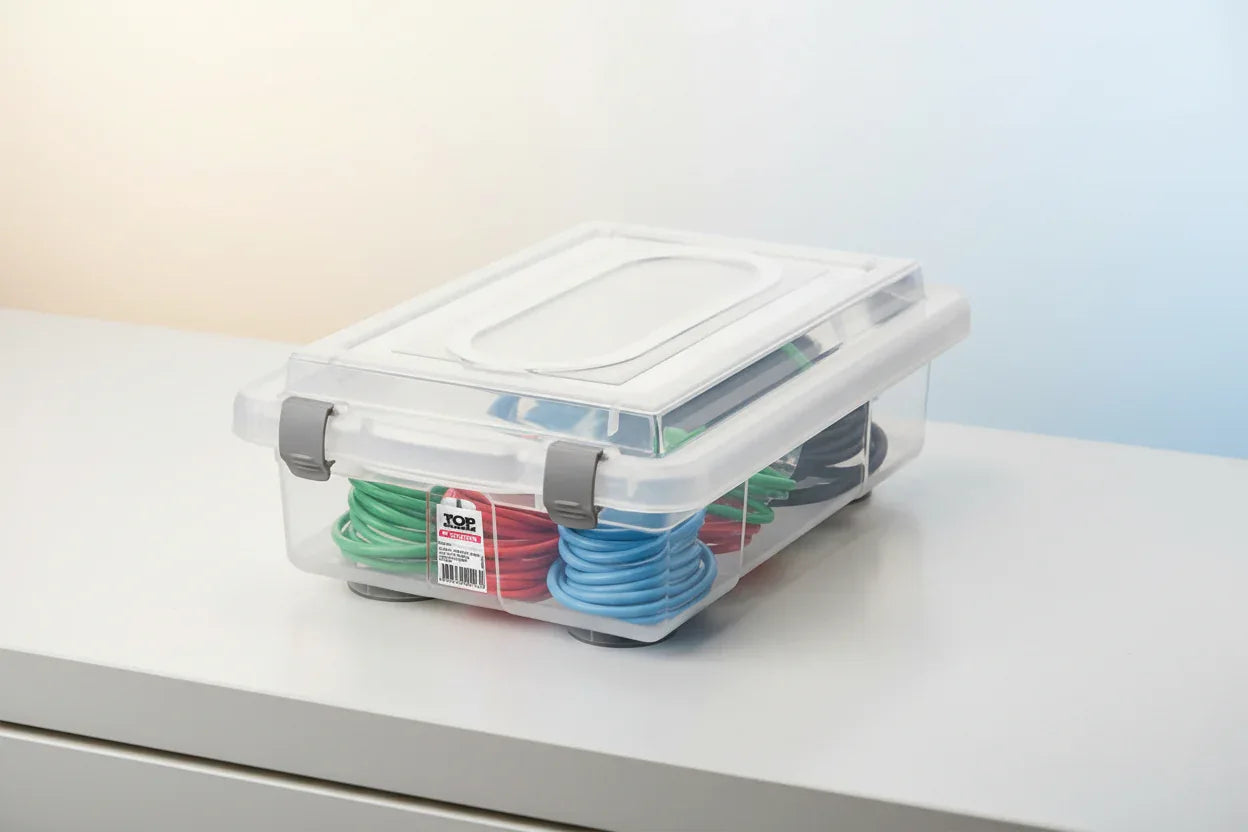 Organizador Plástico Transparente Sanremo 2,3L 950 - Loja Do Thor