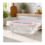 Pote 1050ml  Borossilicato Retangular - Allmix 101103