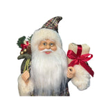 Papai Noel Saco Presente Raquete Verde 35cm