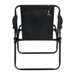Kit 2 Cadeiras De Praia Alta Aço Preta Mor 2059 Preto