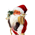 Papai Noel Saco E Ski Com Som E Movimento 30CM NTC10453