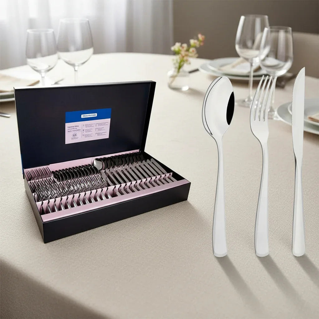 Faqueiro Aço Inox 72 Peças Pacific - Tramontina 66962154 - Loja Do Thor