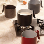 Fervedor Soft Touch Hercules 12x10,5cm Antiaderente Cinza 	PA300-L120CZ - Loja Do Thor