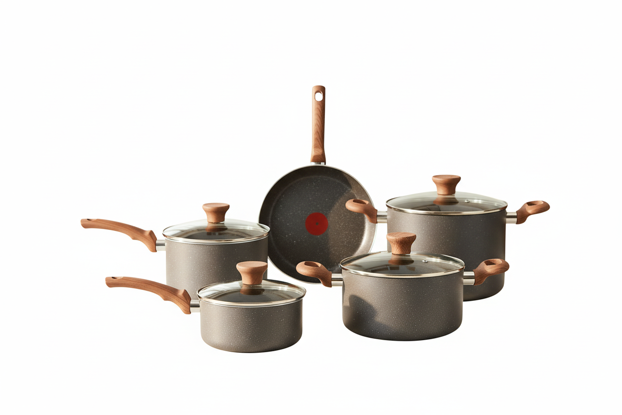 Jogo de Panelas Rochedo Natural Stone Minerium 5 Pecas