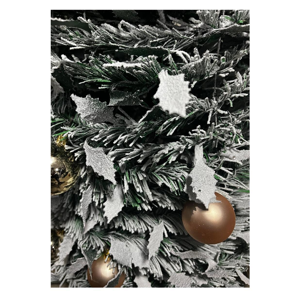 Arvore Cone Nevada Com Led Usb Verde Branco 120Cm Grillo