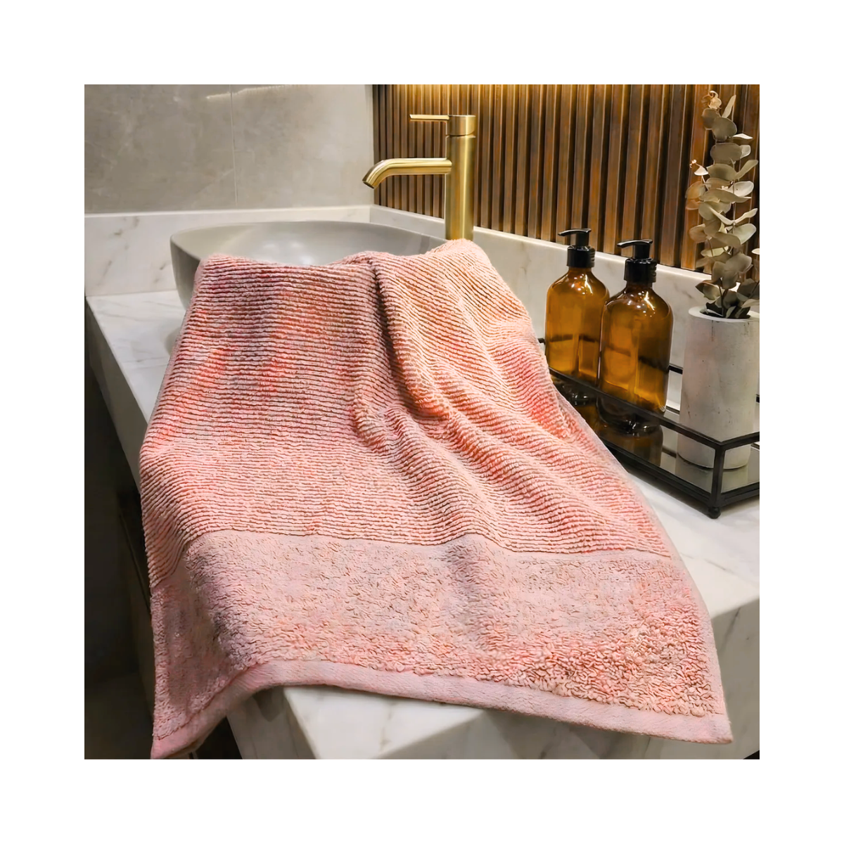 Kit Toalha De Banho Rosto Performace Zero Twist Rosa Cortex