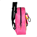 Bolsa Mochilha De Costas Rosa Nylon Luluca Oficial Lulike LU2959PK