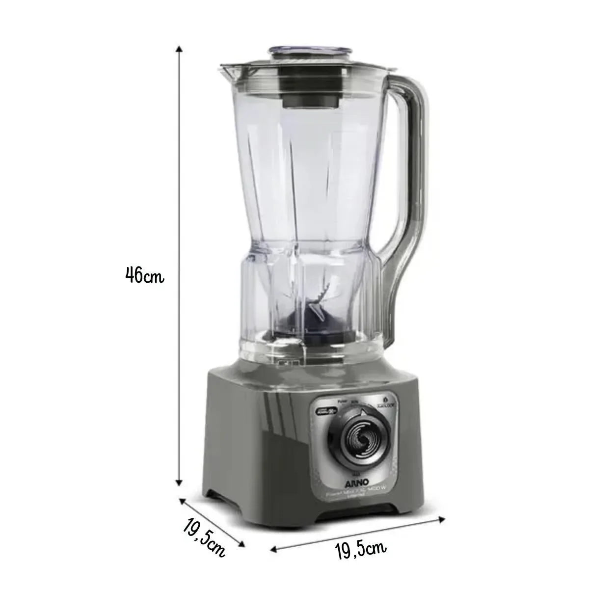 Liquidificador Power Max XXL 1400W 220V Cinza LN55XBB2 LN87 - Loja Do Thor