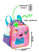 Lancheira Termica Escolar Grande Peppa Pig