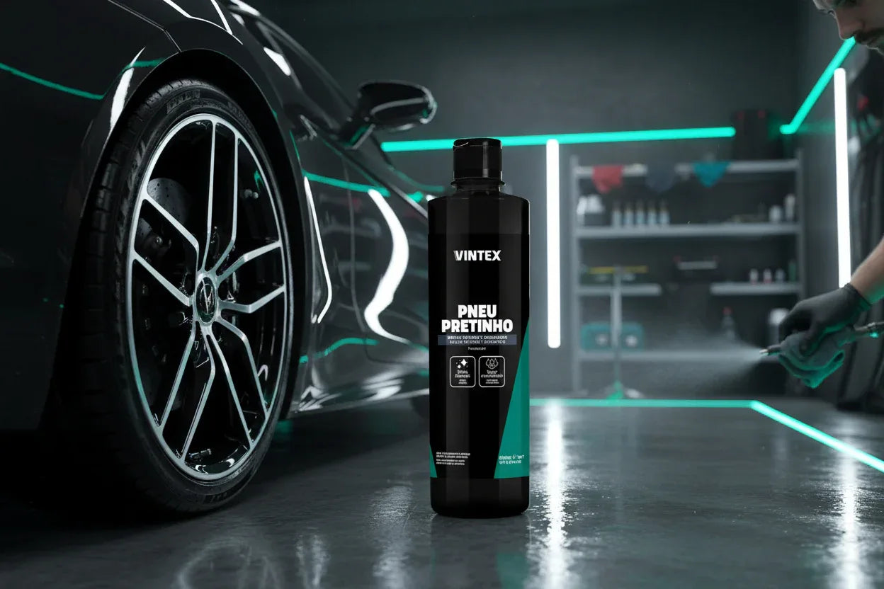 Pneu Pretinho Brilho Intenso E Duradouro 500Ml - Vintex - Loja Do Thor