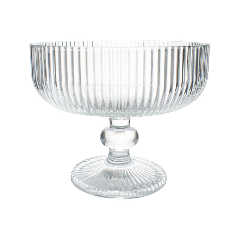 Jogo 6 Taças Sobremesa Vidro Transparente 310mL - Hauskraft